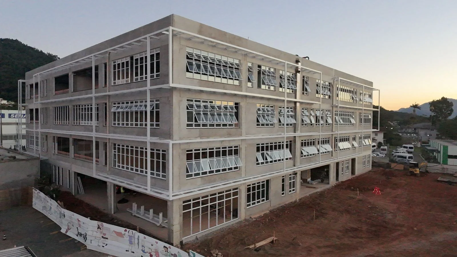 Obra SESI SENAI em Jaraguá do Sul